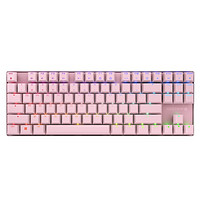 樱桃（CHERRY）MX8.2TKL无线机械键盘彩光RGB背光三模蓝牙合金办公游戏电竞粉色茶轴