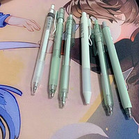 东米ins按动笔薄荷绿系列推荐高颜值学生刷题笔0.5中性笔