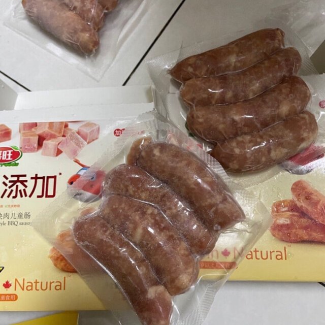 喜旺0添加台湾大块肉儿童肠