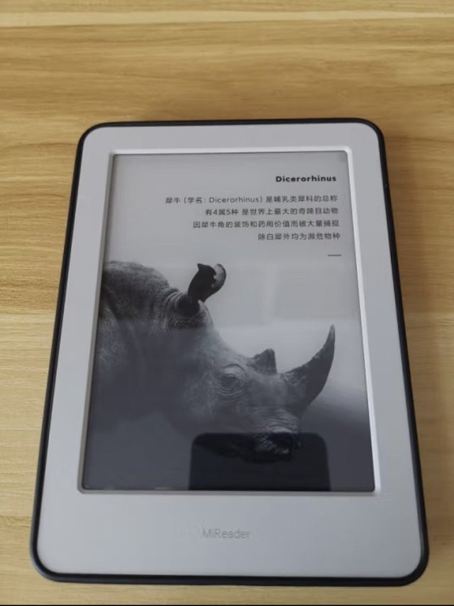 小米电纸书阅读器，水墨屏