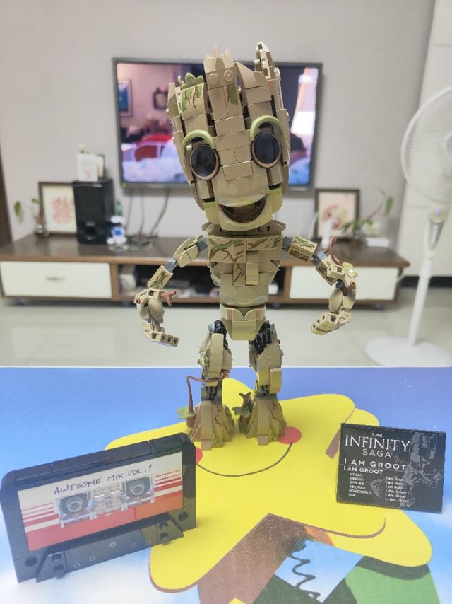 超可爱,真的这个系列一定要买格鲁特,棒棒
