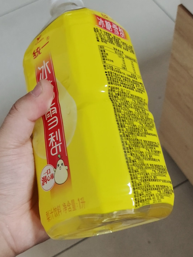 统一饮料1L*8大瓶冰红茶青梅绿茶冰糖雪梨果