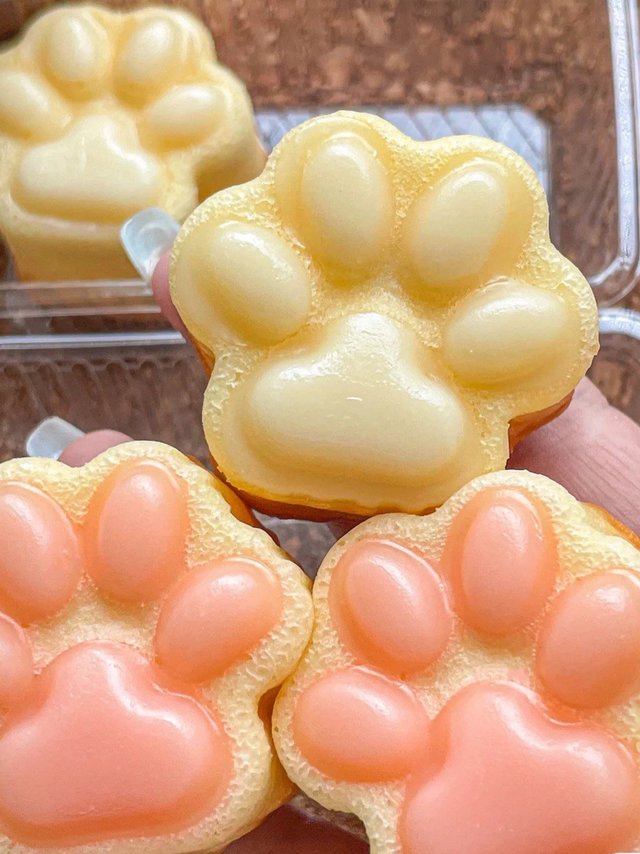 猫爪蛋糕！！怎么可以这么可爱
