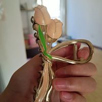 优雅鲜花小抓夹