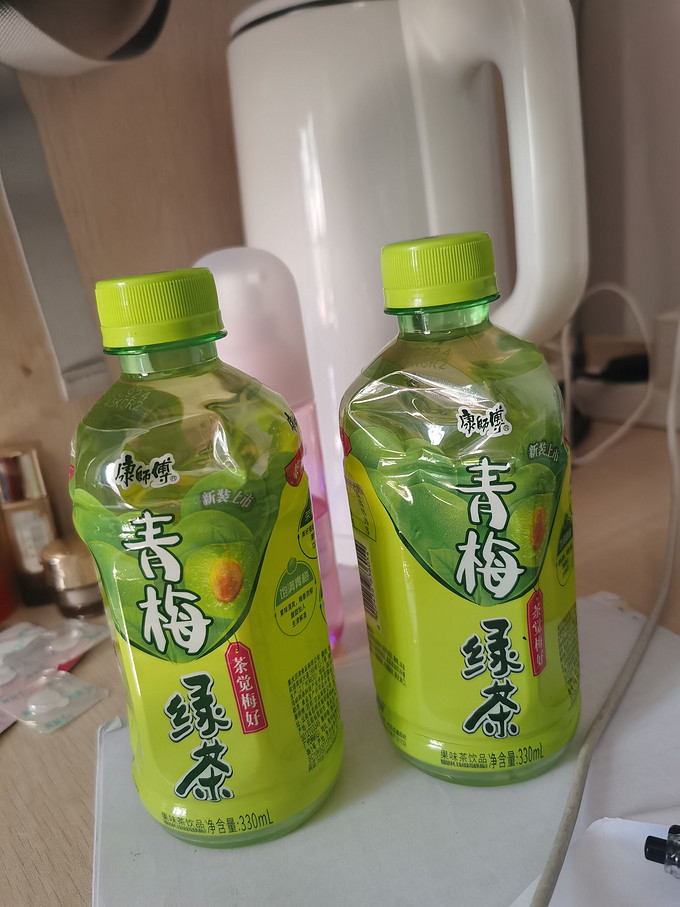 酸甜好滋味康师傅青梅绿茶