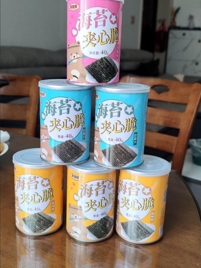 双层夹心芝麻海苔片