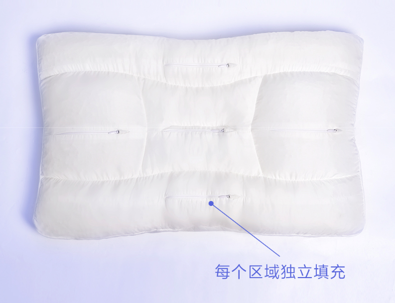 小米有品上新黑科技软管枕，高分子TPE与PE软管5区填充，可自由调枕高