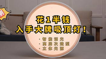 家居轻测评 篇二十六：别再跟风做无主灯了！双11吸顶灯这么买，花一半钱高级感拉满！ 