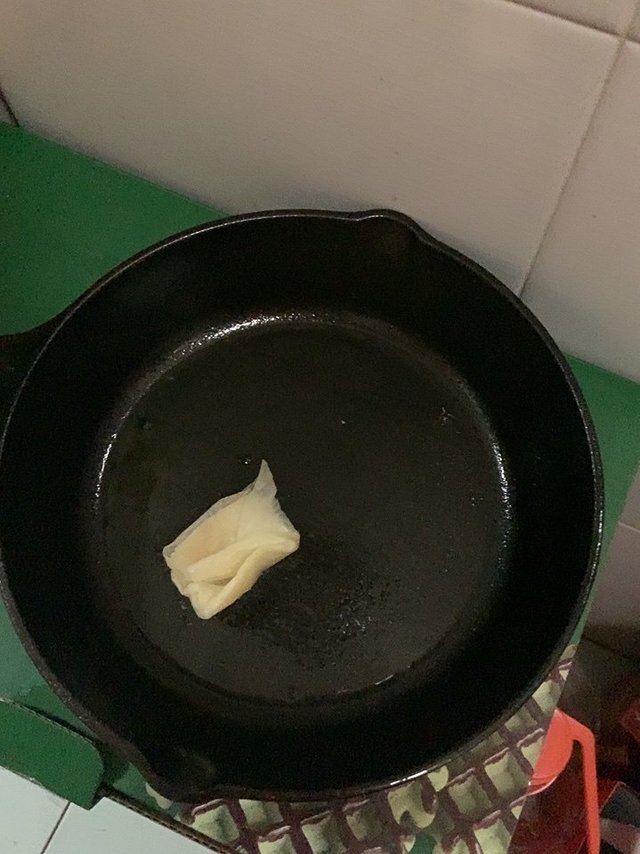 
锅用油再开了一遍，明天可以试试了～
