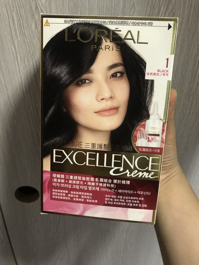 巴黎欧莱雅染发膏