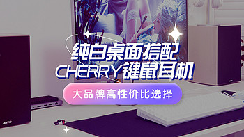 趣味数码专栏 篇一百三十六：纯白搭配，试试高颜值的CHERRY键鼠耳机