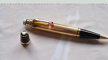 五千元的自动铅笔到底有多美：万宝龙波西米亚镀金红宝石自动铅笔