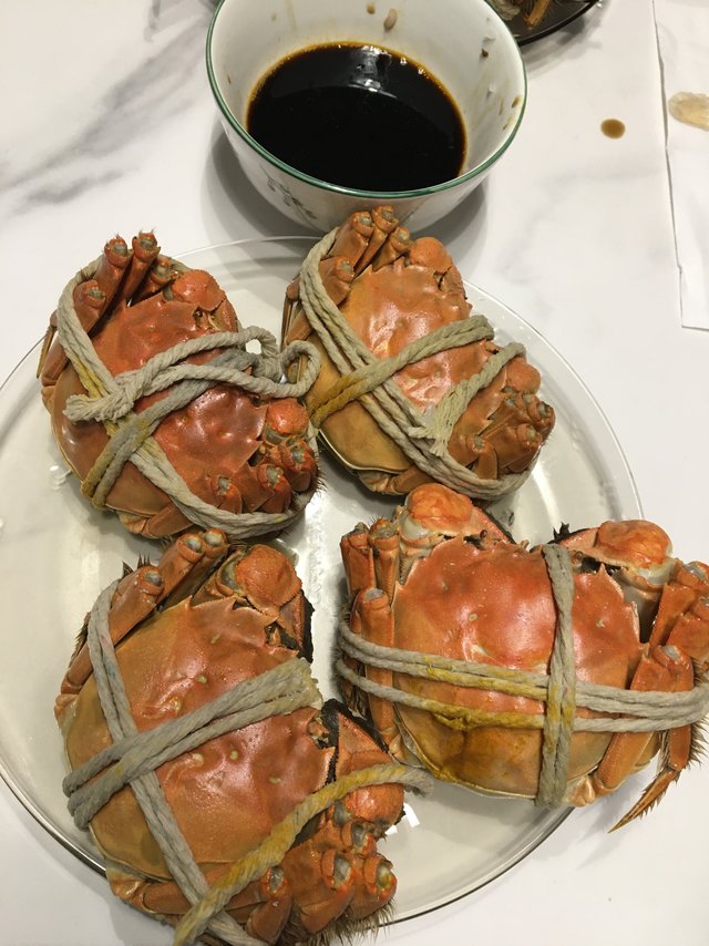 818买机油送的螃蟹