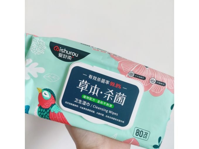 爱舒柔纸品湿巾