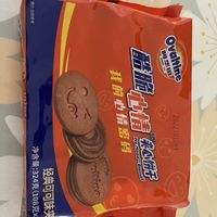阿华田家经典可可味酥脆心情夹心饼干