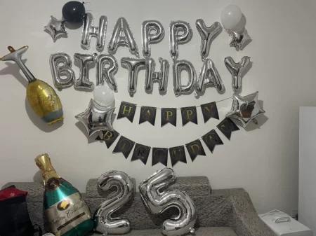 生日快乐派对场景布置用品背景墙