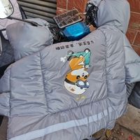 又厚又暖和的挡风被