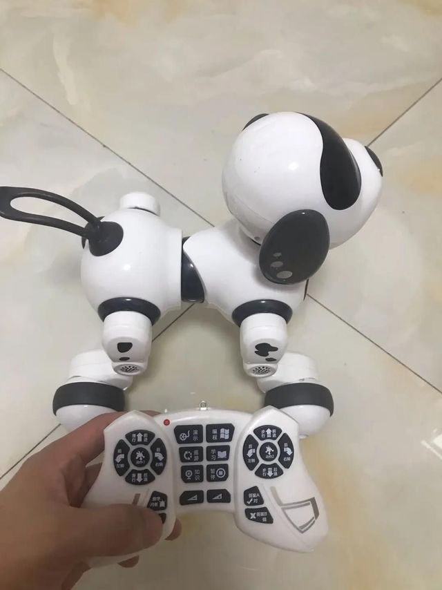 能唱歌能跳舞的机器小狗，好可爱。