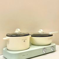 方便实用的小熊双灶电煮锅
