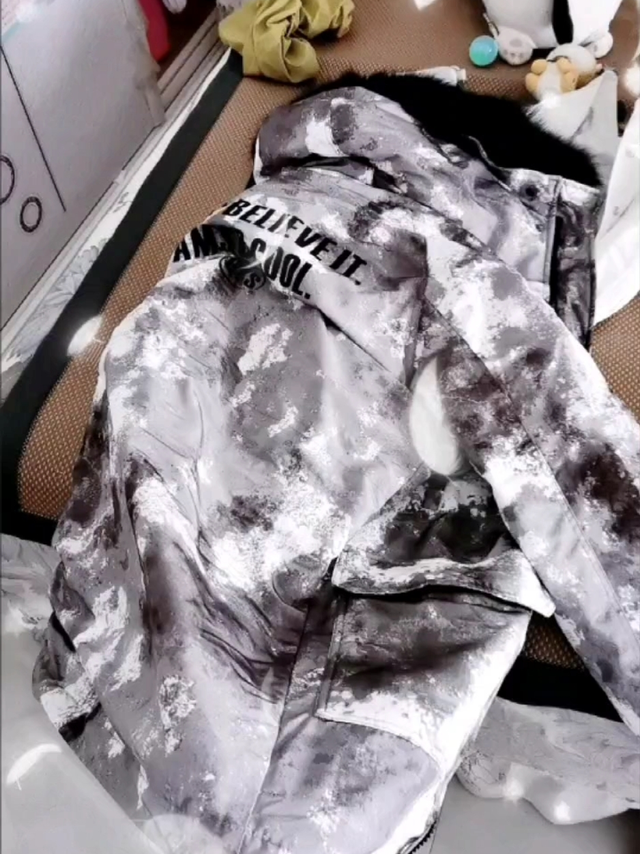 美特斯邦威羽绒服男冬季流行潮流大撞色口袋