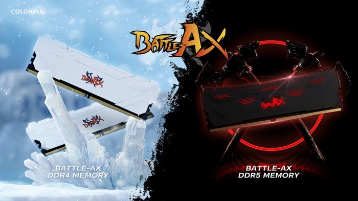 七彩虹发布新款Battle-AX“战斧”系列DDR5/DDR4内存