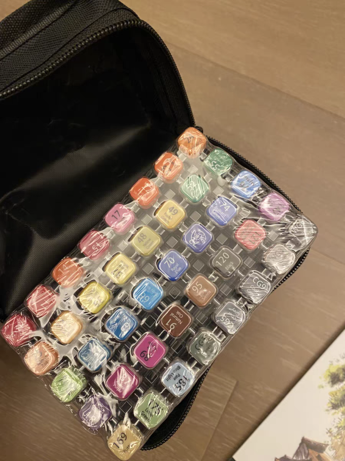 得力水彩笔
