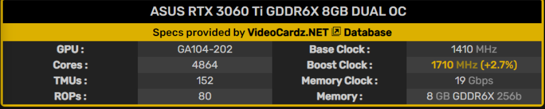 升级了显存:华硕将发布 RTX 3060 Ti GDRR6X DUAL 非公卡