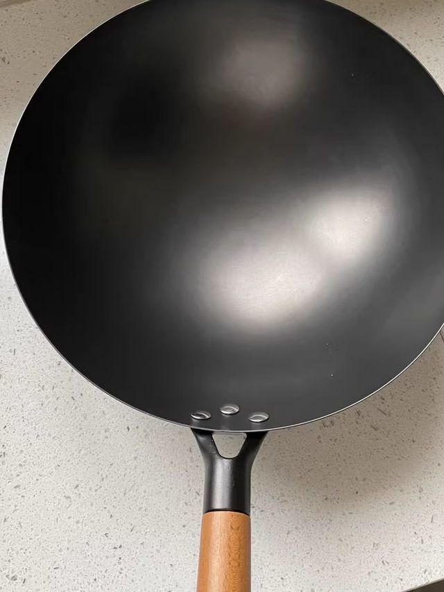 正品章丘传统老式铁锅家用无涂层熟铁炒菜锅
