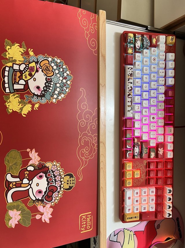 超美啊!看著心情就很好,按鍵沒有聲音,之