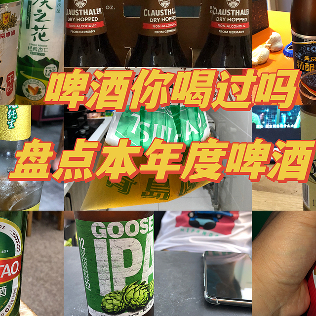 盘点今年喝过的啤酒🍻酒友看看你喝过几款？还有用恒河水酿的，干净又卫生