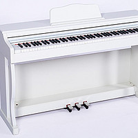 佳德美电钢琴木纹白色款,C-802