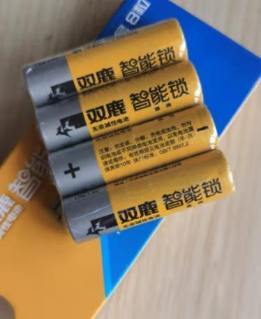 双鹿5号碱性干电池，适用于指纹锁/电子门锁