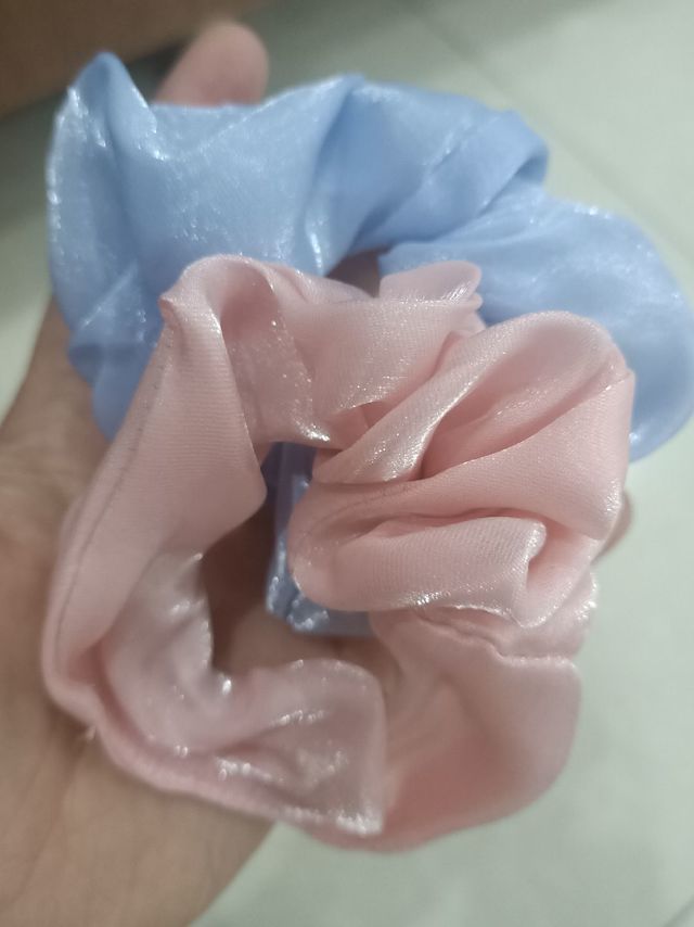 珠光纯色猪大肠发圈