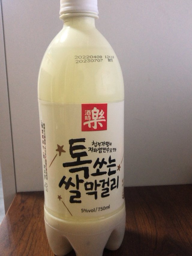 酒时乐 米酒 玛可利发酵酒 750ml韩国进口