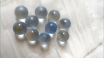 洒金散珠 优质10/12mm玻璃珠 DIY手作材料古风饰品配件