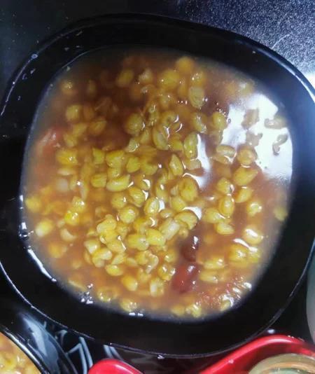 非常喜欢吃这个玉米碴子中有嚼劲