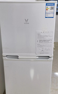 云米 【迷你冰箱】超薄电冰箱家用小型130L