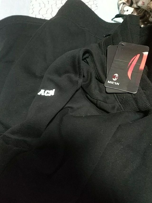 AC米兰 专柜同款加绒加厚男款运动裤男裤