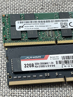 玖合、棘蛇DDR4 32G笔记本条的一些补充