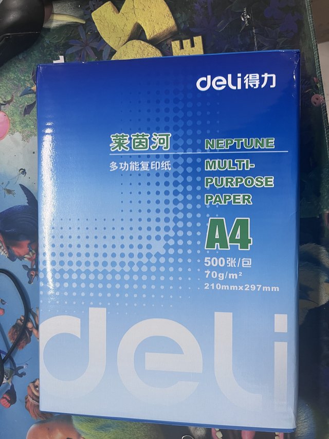 得力莱茵河A4纸，纸张品质高