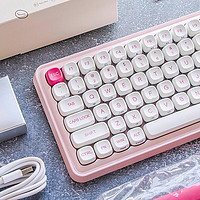 新奇好玩研究社 篇八十三：萌粉的少女心！达尔优小方糖Z82三模机械键盘测评！
