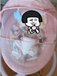 这个宝宝电动椅很不错有5档摇摆功能