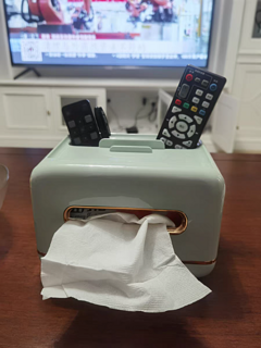 轻奢纸巾盒客厅高档抽纸盒茶几多功能遥控器