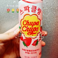 汽水中的小可爱珍啵乐草莓奶油味汽水
