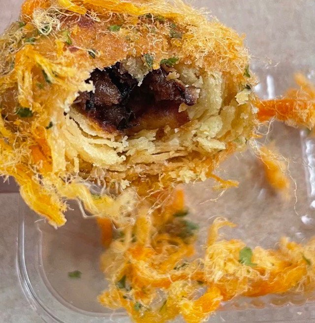超级有特色的梅菜肉松小烧饼