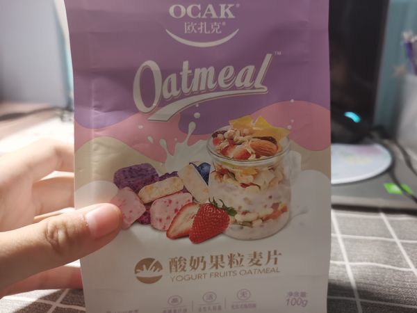 甜脆可口的即食麦片