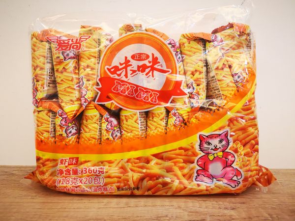 小朋友是真爱吃咪咪虾条