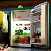 哈士奇复古风冰箱-----踩在审美点上的设计，这样的冰箱我爱了！