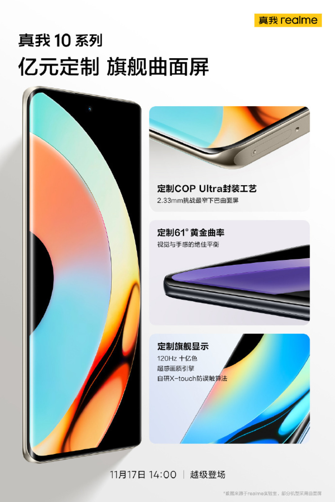 预热丨realme 10 / Pro 搭载屏下光感指纹、支持多功能增强版 NFC