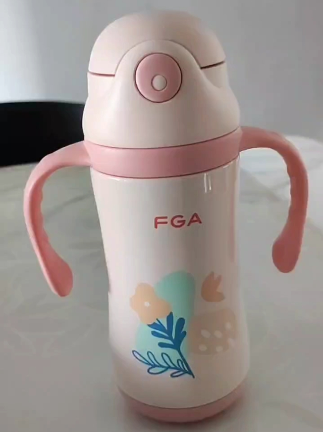 富光儿童保温吸管杯360ml